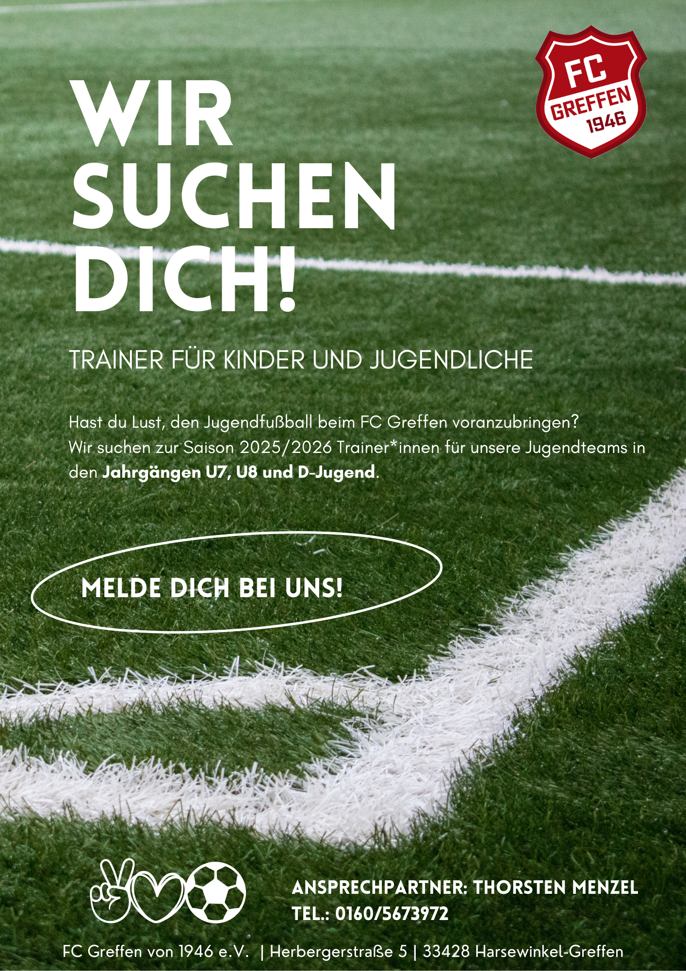 Wir suchen Dich ! Werde Trainer/in